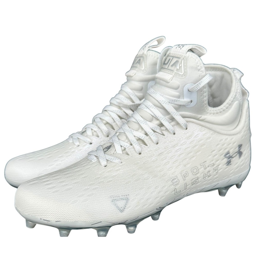 Under Armour Spotlight MC Football Cleats White Men's Size‎ 8